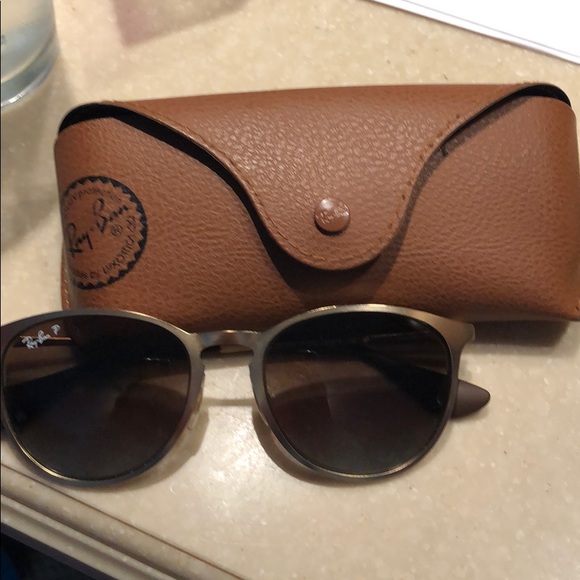 Gold Ray Ban Sunglasses - Picture 6 of 6